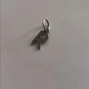 Genuine pandora charm Letter R